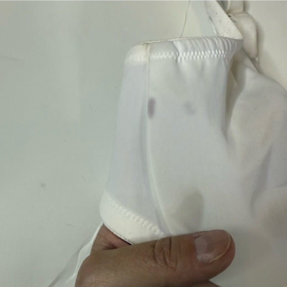 OLGA CHRISTINA SATIN EDGE Underwire Bra Style 55089 White Size 36C - Picture 2 of 4